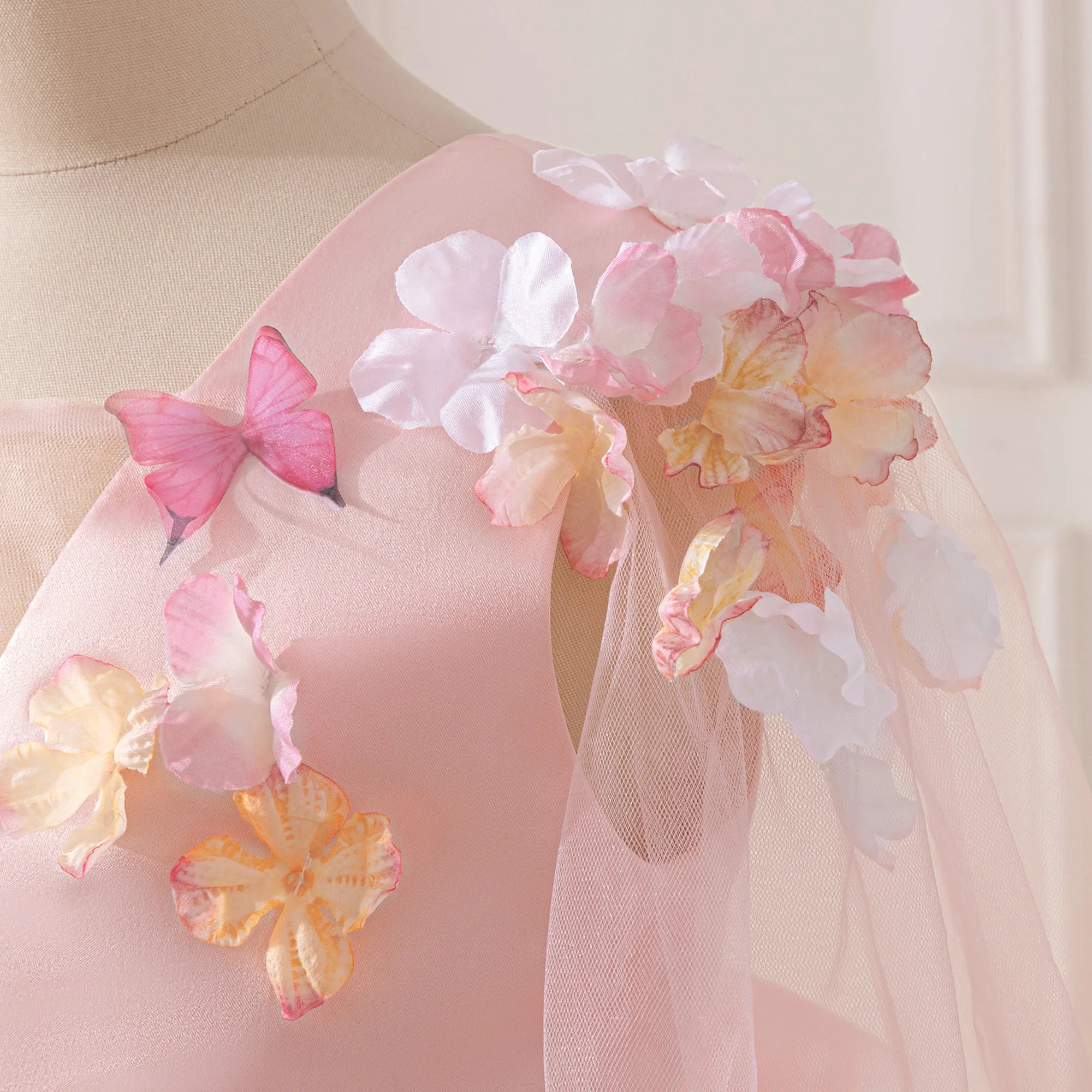 Girls Flower Fairy Princess Dress