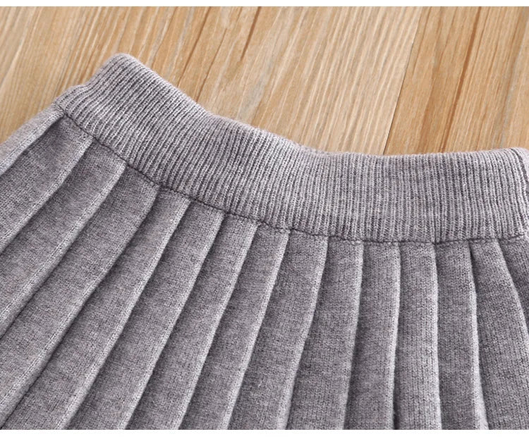 Cozy Elegance Knit Set Gray