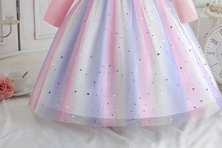 Rainbow Star Stage Dress — Pop Star Warriors
