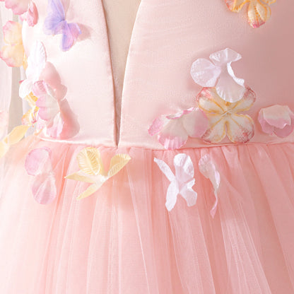 Girls Flower Fairy Princess Dress