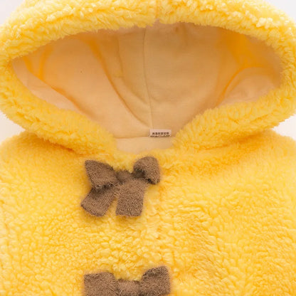 Honey Bear Fleece Coat – Pure Cuteness, Wrapped in Warmth