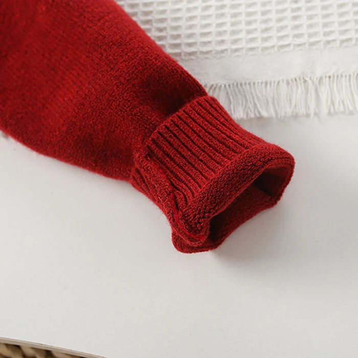 Set lavorato a maglia scintillante per le feste per ragazze