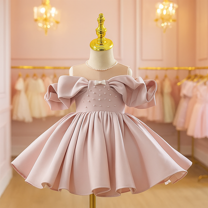 Blush Pearl Princess Party Dress