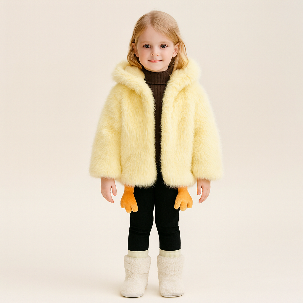Little Duckling Fluffy Coat