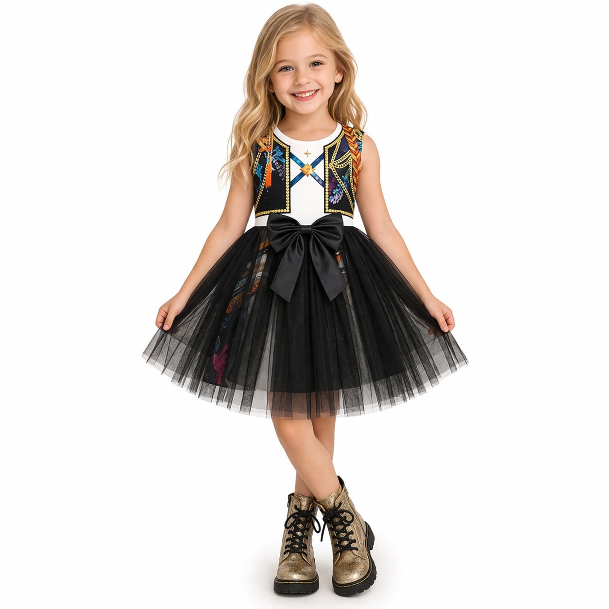 Girls’ Shadow Star K-Pop Warrior Dress