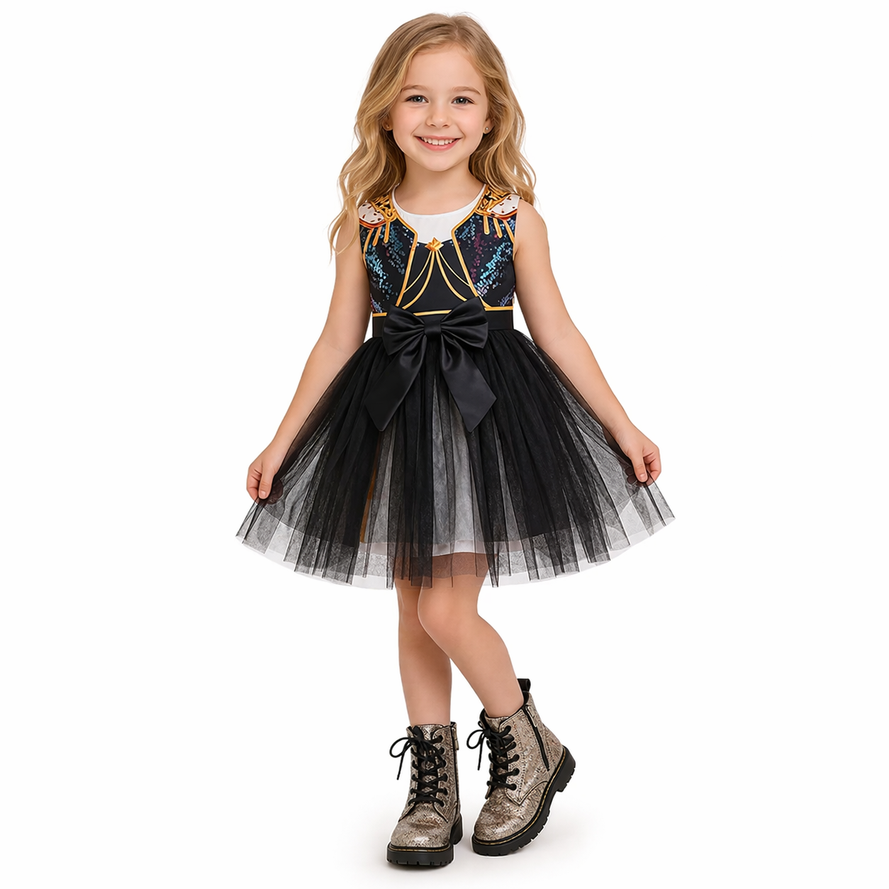 Girls’ Mira K-Pop Warriors Dark Stage Dress