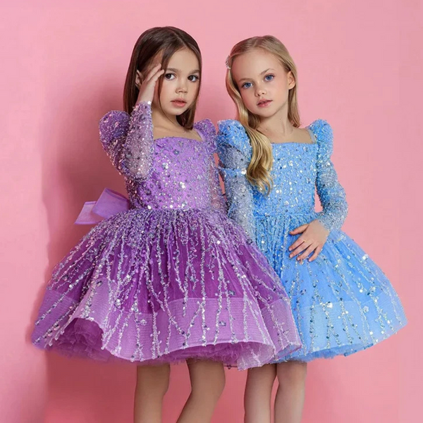 Crystal Charm Kids' Party Dress