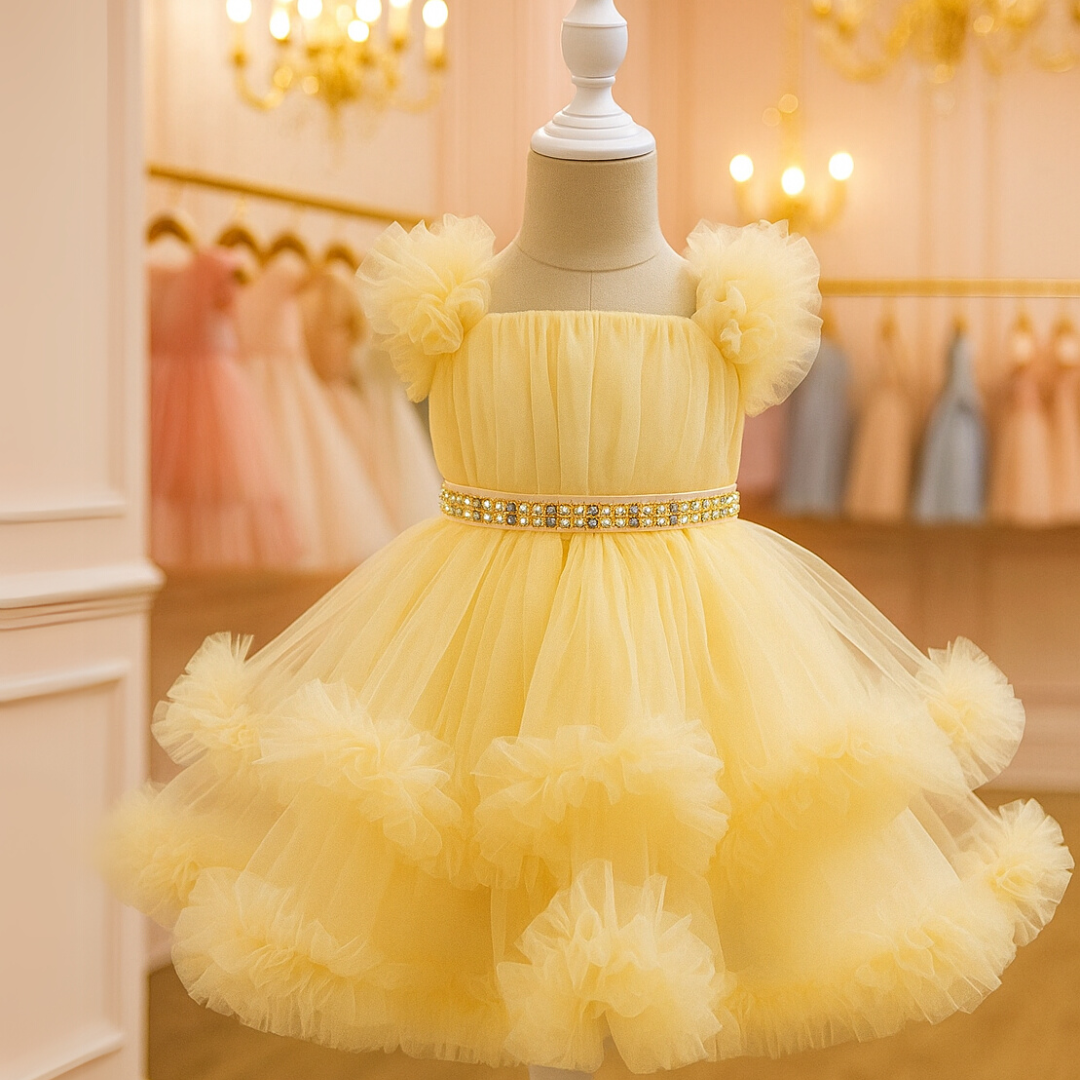 Mariah Layered Tulle Party Dress