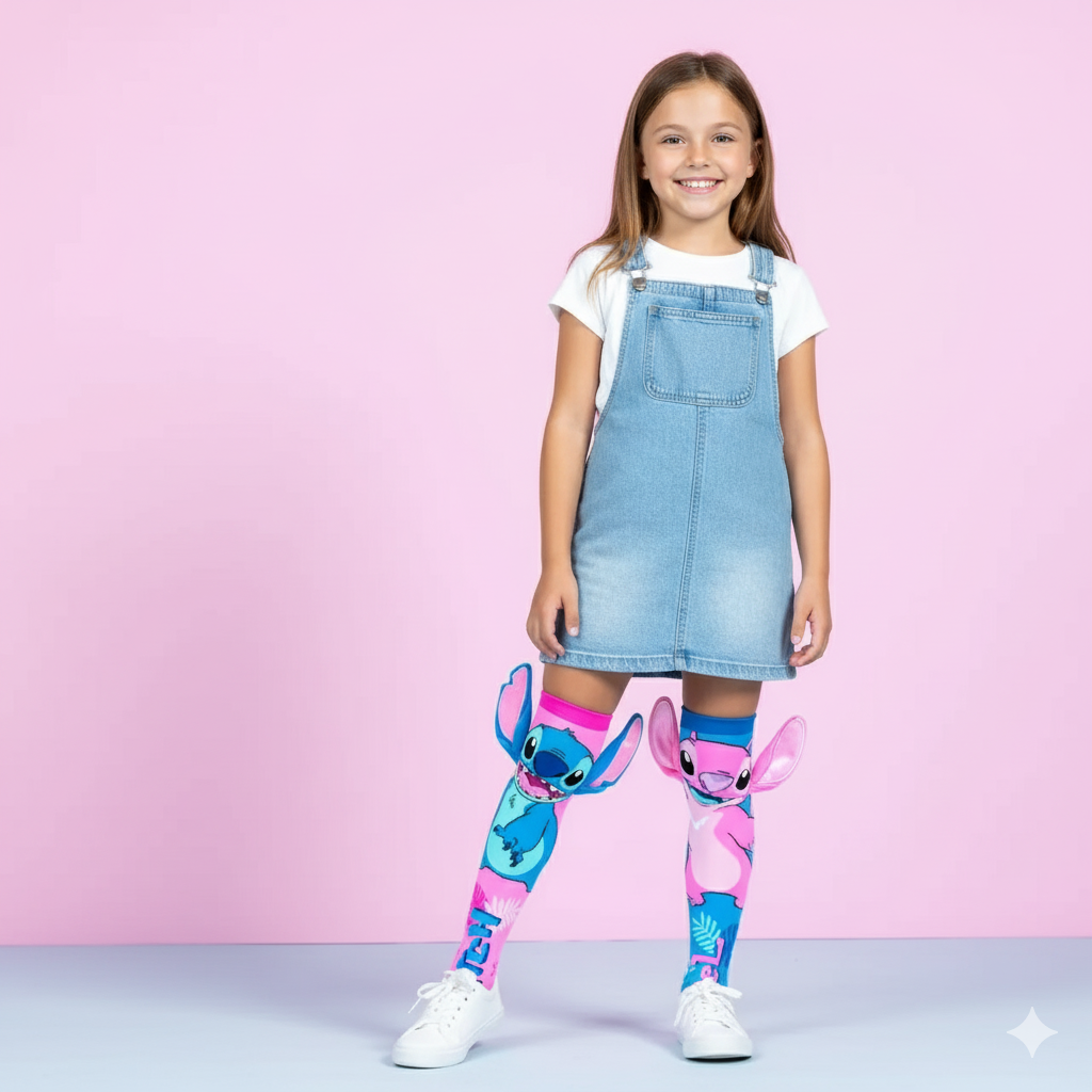 Colorful 3D Alien Socks for Kids