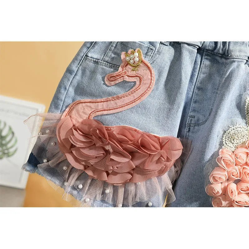 Shorts vaqueros de verano encantados