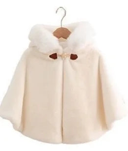 Winter Princess Faux Fur Cape