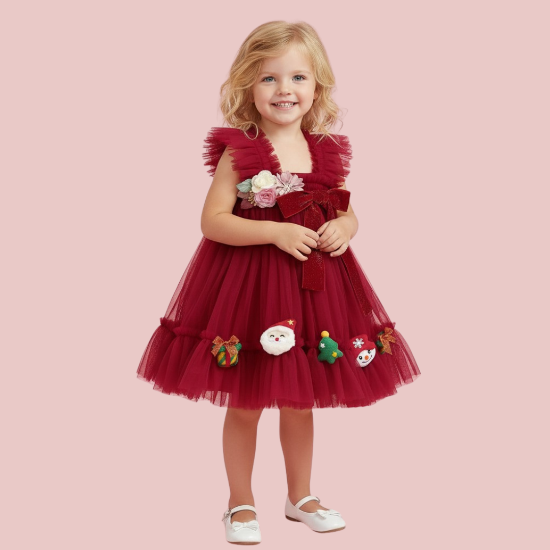 Christmas Charm Tulle Dress