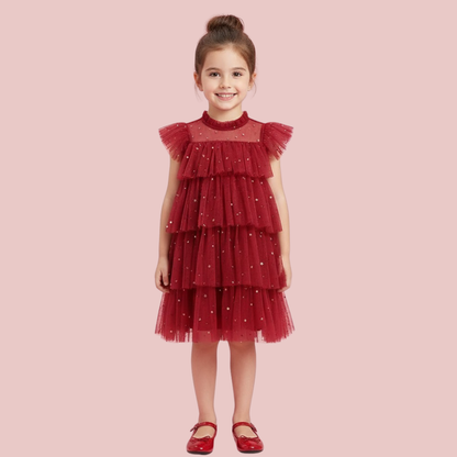 Starry Christmas Tulle Dress