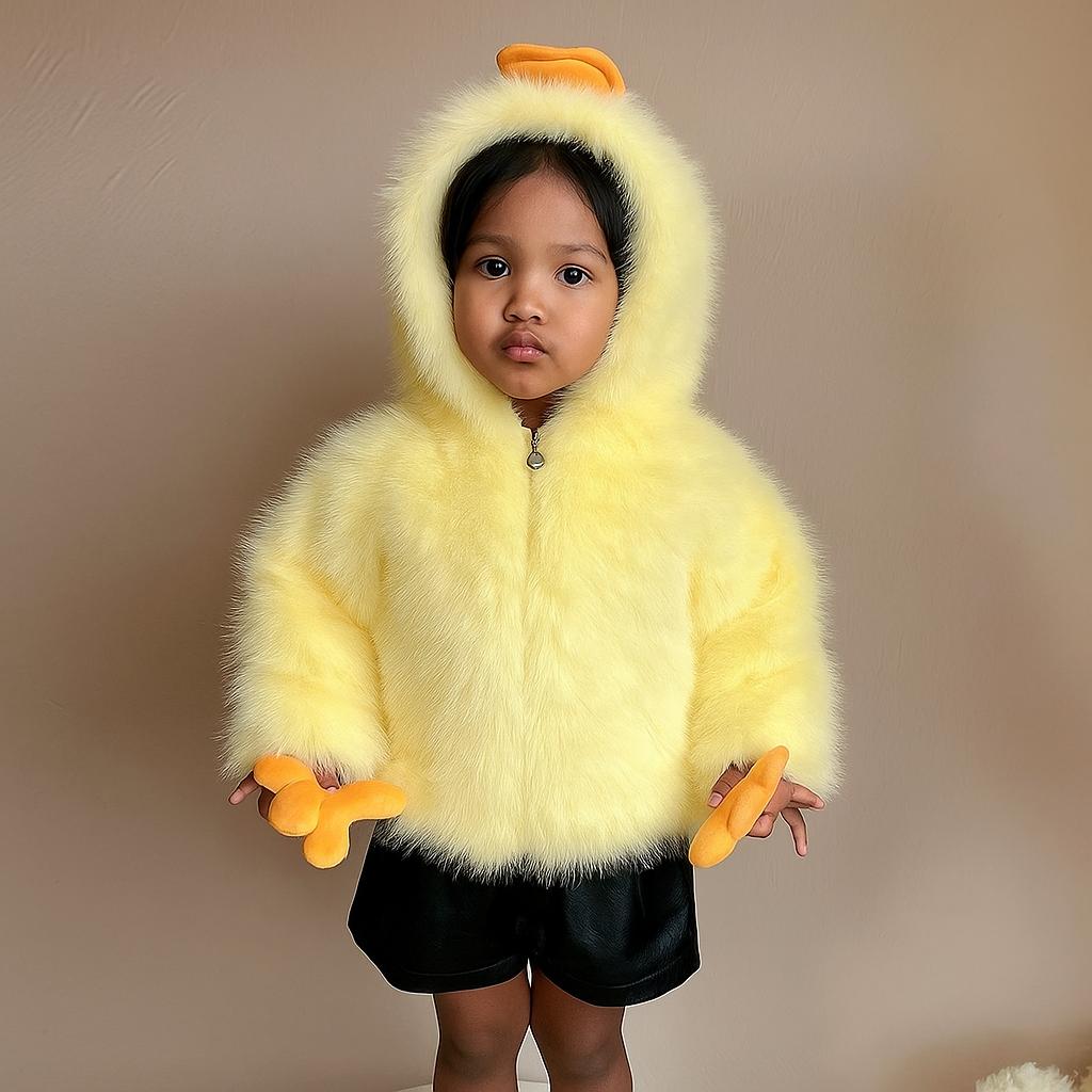 Little Duckling Fluffy Coat