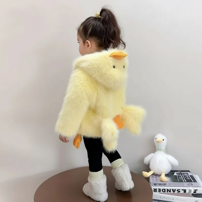 Little Duckling Fluffy Coat