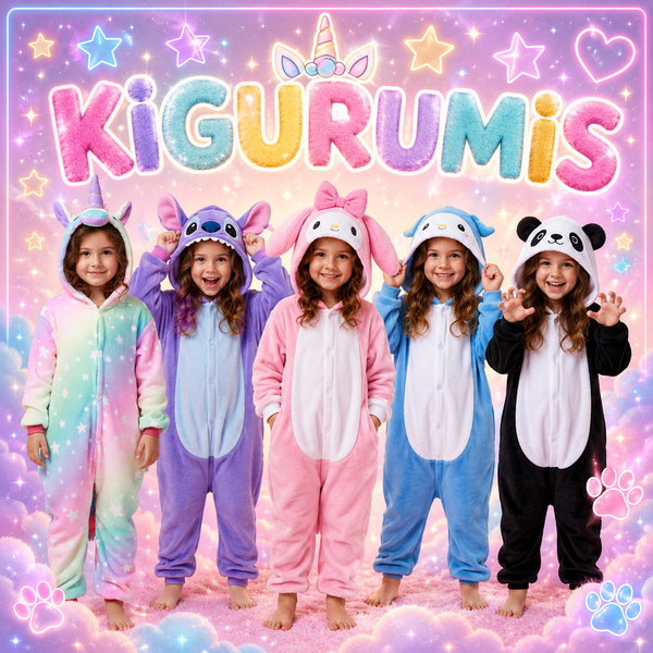 kigurumi for kids - cozy hooded pajama costumes with ears