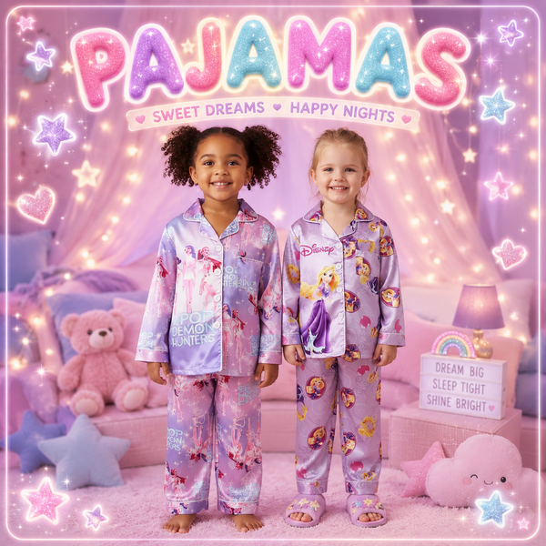 Girls pajamas - princess nightgowns, character pajama sets and matching sleepwear