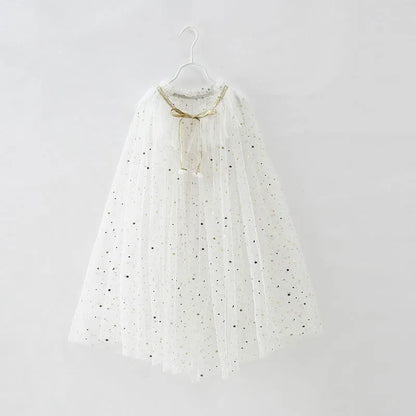 Glitter Star Princess Cape for Girls