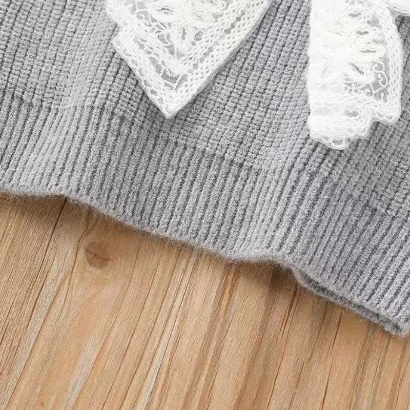 Glitzer-Schleifen-Strickset für Mädchen