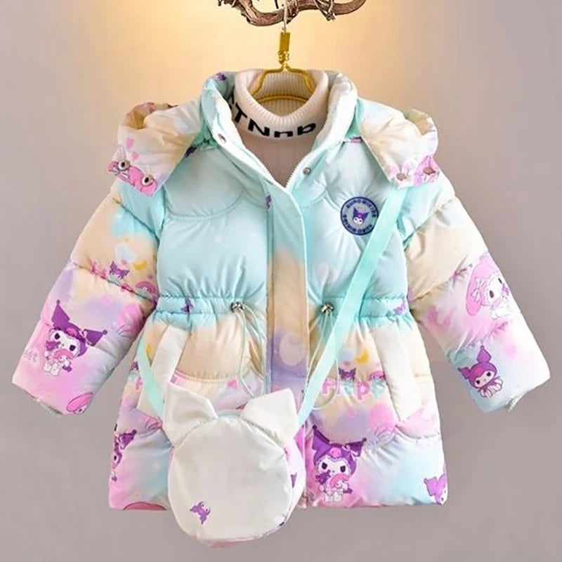 Kawaii Winter Puffer Jacket for Girls