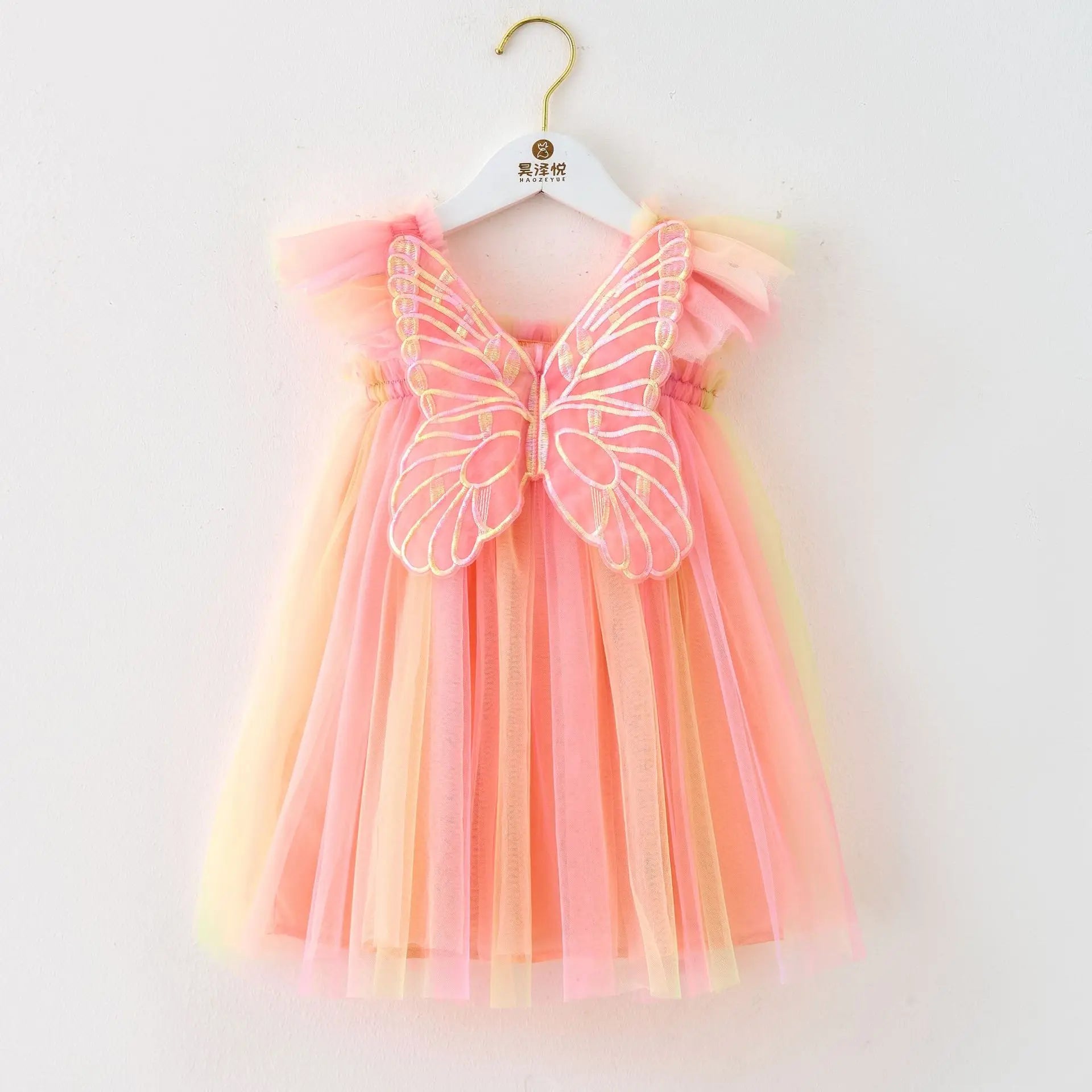 Butterfly Tulle Dress for Girls