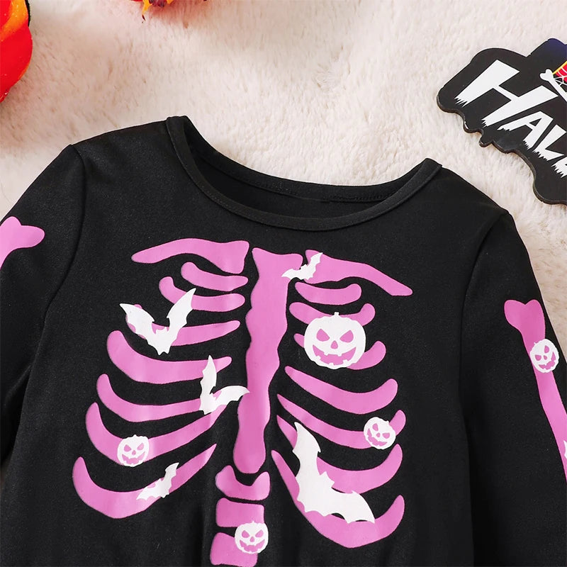 Magical Pink Skeleton Costume
