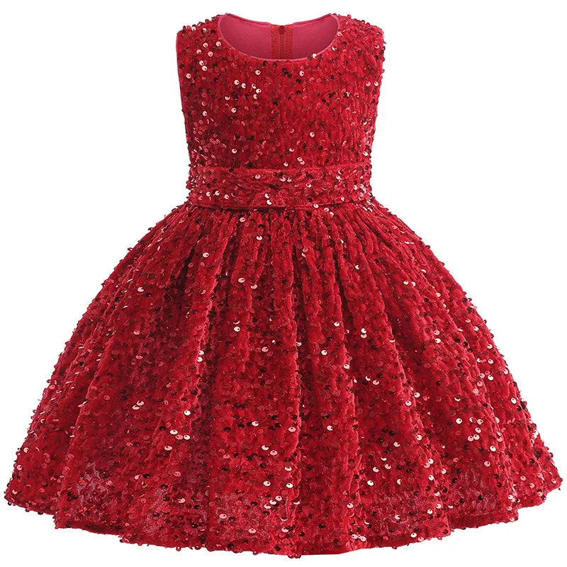 Christmas Glitter Princess Dress