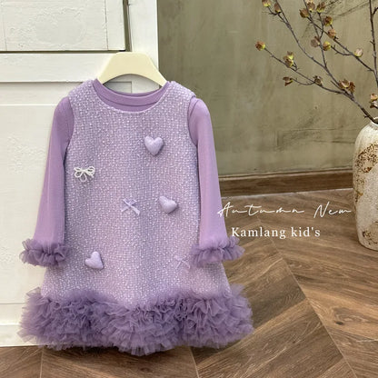 Lilac Whispers Dress – 2 Pieces