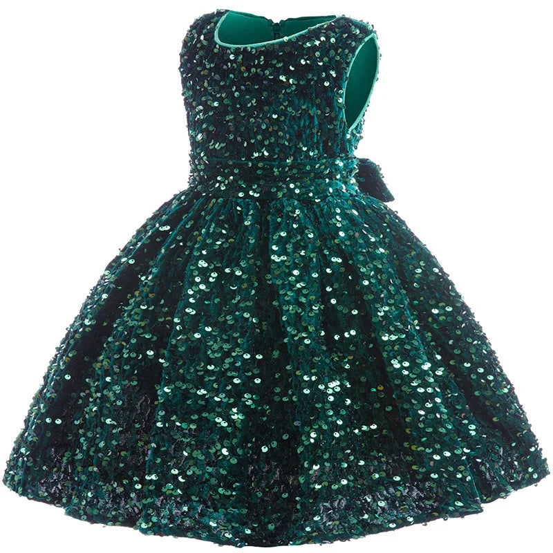 Christmas Glitter Princess Dress
