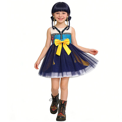 Girls’ Midnight Star Warrior Princess Dress