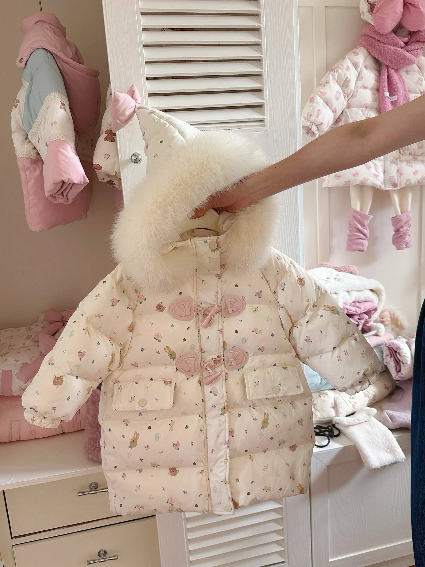 Fairy Garden Puffer Coat