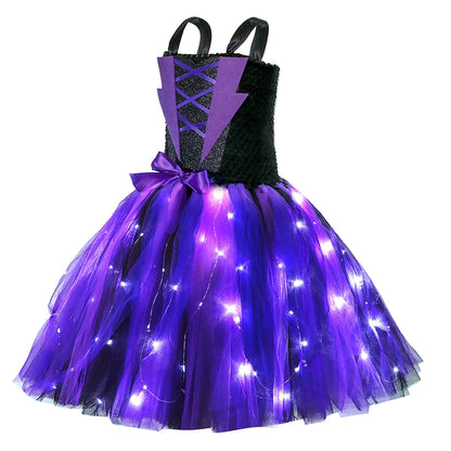 Light Up Witch Costume Dress for Girls
