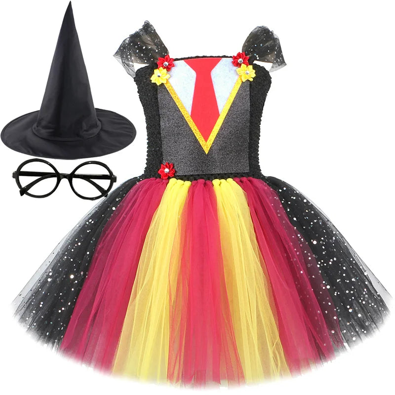 Disfraz de la Escuela de Magos de Gryffindor para niña