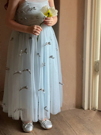 Bluebell Bow Children's Party Dress