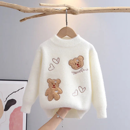 Teddy Patch Knit Sweater