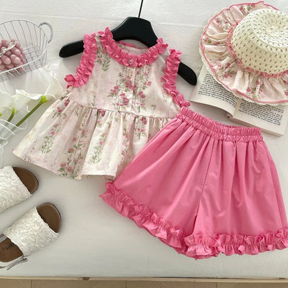 Set rosa per ragazze Enchanted Garden