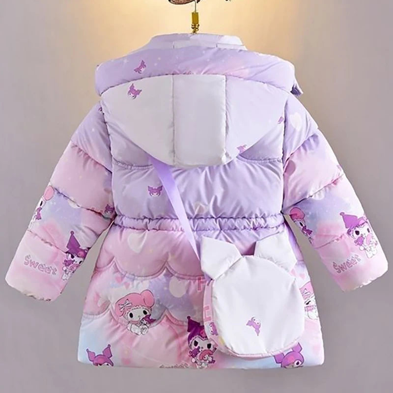 Kawaii Winter Puffer Jacket for Girls