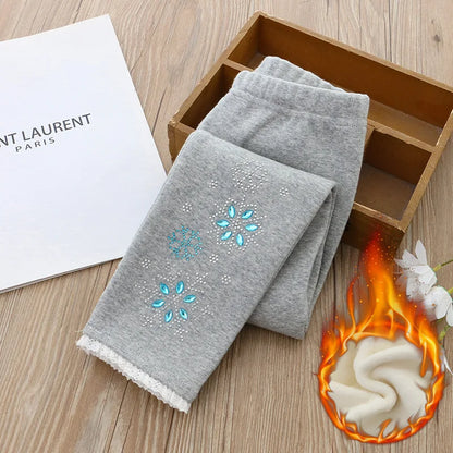 Frosty Sparkle Winter-Leggings