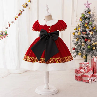 Royal Velvet Christmas Dress