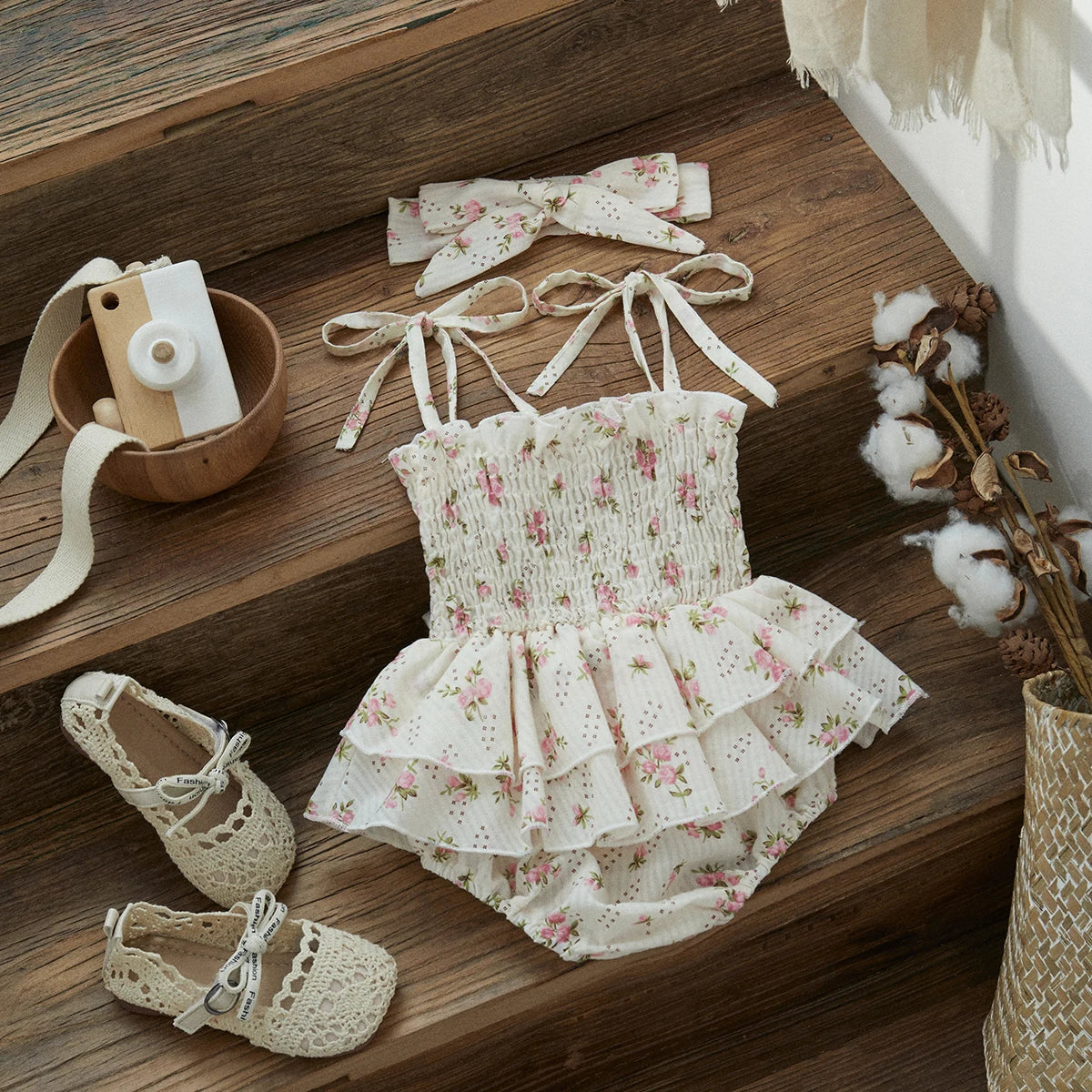 Conjunto de pelele para bebé Cottage Bloom