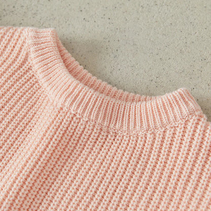 Ruffle Hug Knit Sweater Sweetness