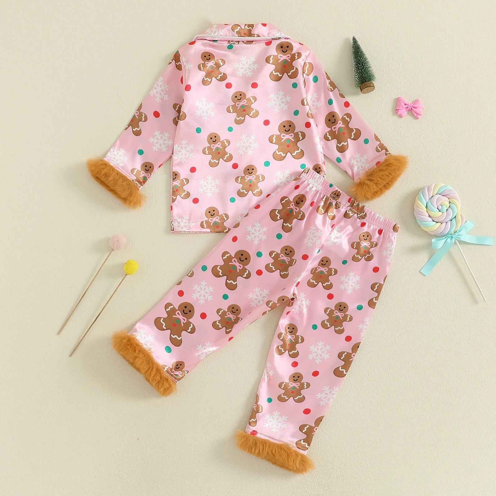 Gingerbread Dreams Kids Pajamas
