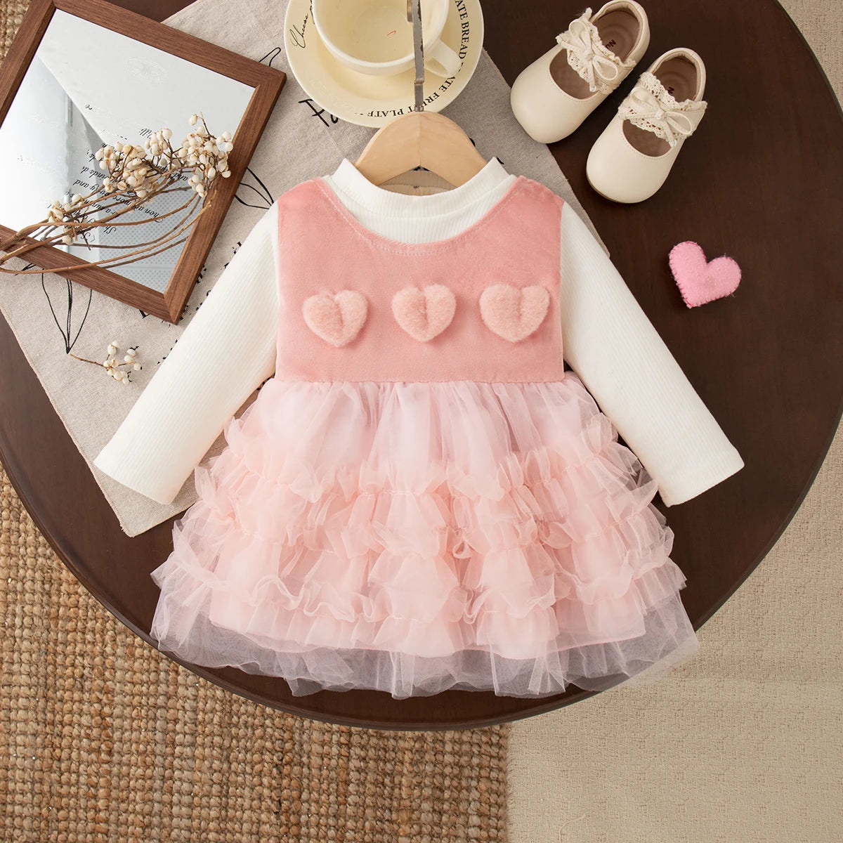 Baby Girl Heart Tulle Dress