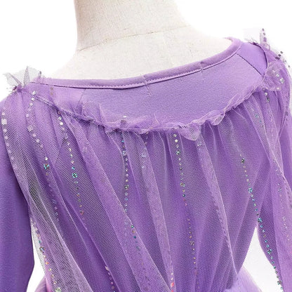 Lilac Snow Queen Princess Dress Set