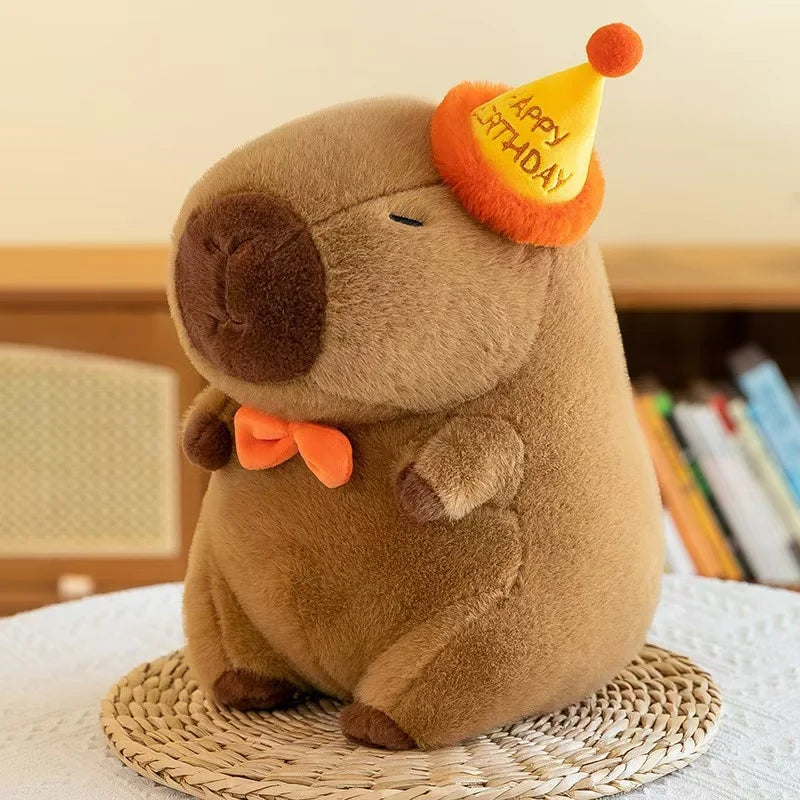 Birthday Capybara Plush – Fluffy Friends