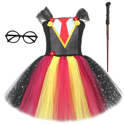 Disfraz de la Escuela de Magos de Gryffindor para niña