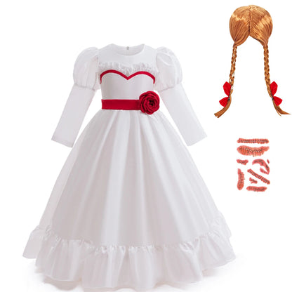 Haunted Doll Costume Dress for Girls