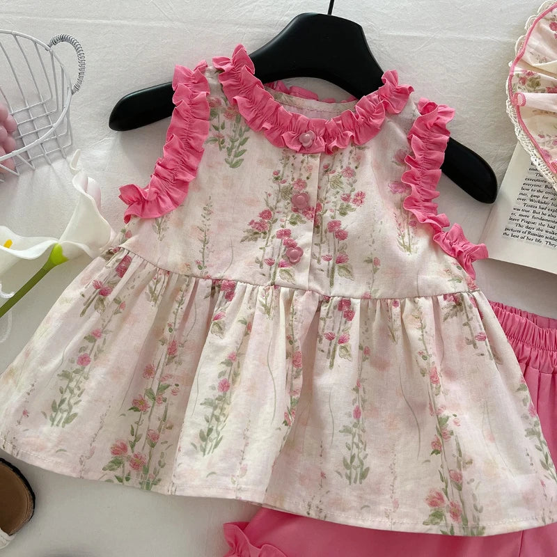 Enchanted Garden Pink Girls Set