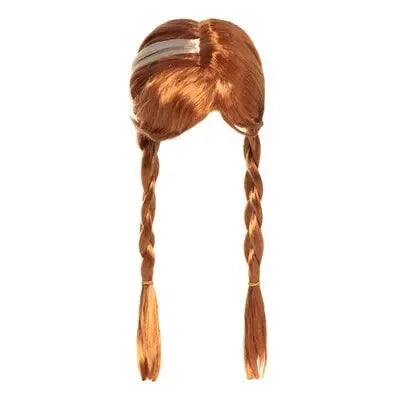 Conjunto de accesorios de princesa de aventuras invernales: peluca trenzada, corona y varita