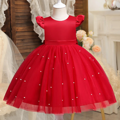 Alice Red Kids' Party Dress